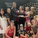 Servus Credit Union Presents $10,000 Donation